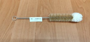 SZCZOTKA Z PĘDZELKIEM fi 30 mm, dł. 240mm SZCZ. z wełnianą główką /13/