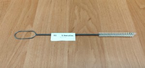 SZCZOTKA DO PROBÓWEK Z KOGUCIKIEM fi 9mm WŁOS KOZI /511/