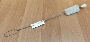 SZCZOTKA DO PROBÓWEK Z PĘDZELKIEM fi 30mm  WŁOS KOZI z/p /536/