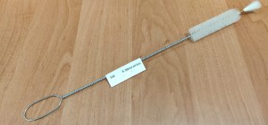 SZCZOTKA DO PROBÓWEK Z PĘDZELKIEM  fi 20mm  WŁOS KOZI z/p /534/